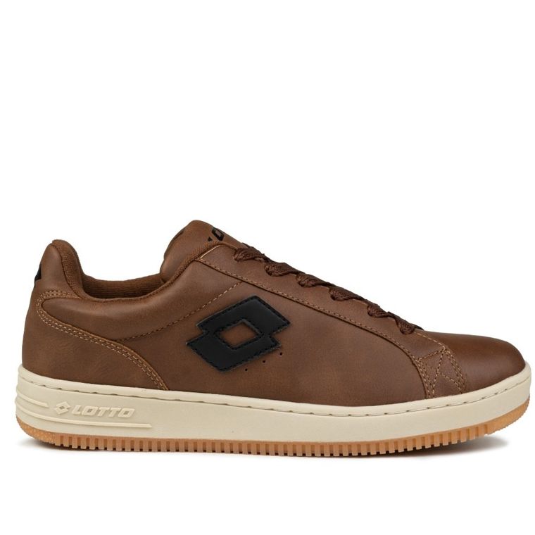 Buty sportowe męskie, brązowe, Lotto Yarin NL