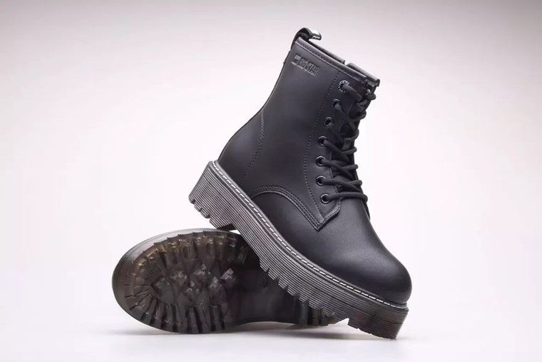 Buty zimowe damskie, czarne, Big Star