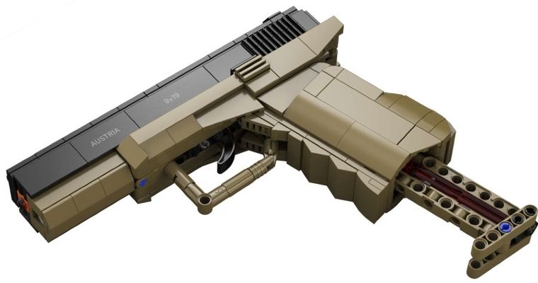 Cada, 17 Pistol, 5 naboi, 338 elementów