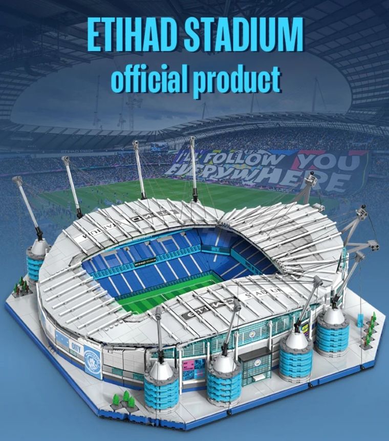 Cada, Etihad Stadium Manchester City, klocki konstrukcyjne, 4473 elementów