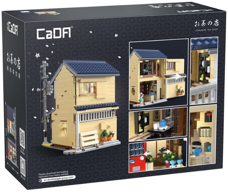 Cada, Japońska Herbaciarnia, klocki konstrukcyjne, 1200 elementów