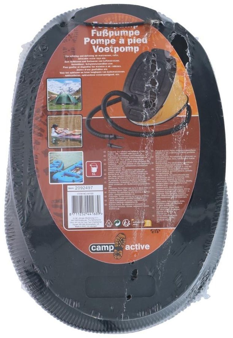 Camp Active, pompka nożna do materacy, mieszkowa, 5l