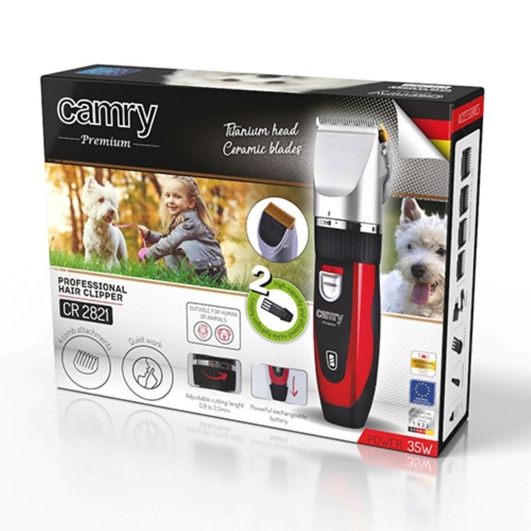 Camry, strzyżarka dla zwierząt, 35W, CR 2821