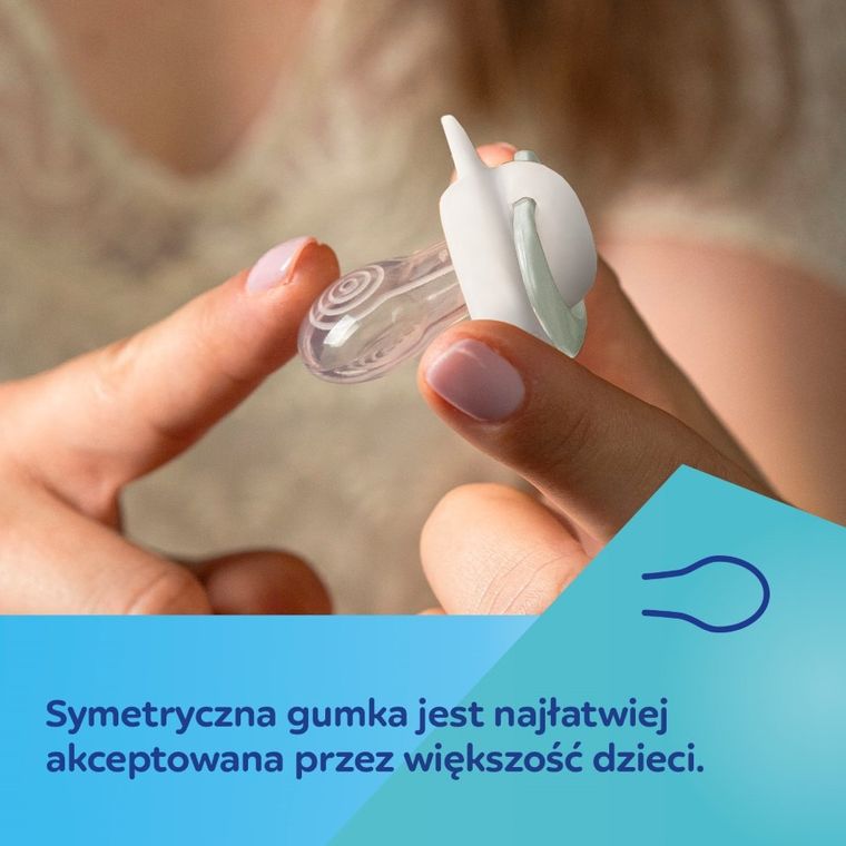 Canpol babies, Goose, smoczek silikonowy, symetryczny, 18m+, 2 szt.