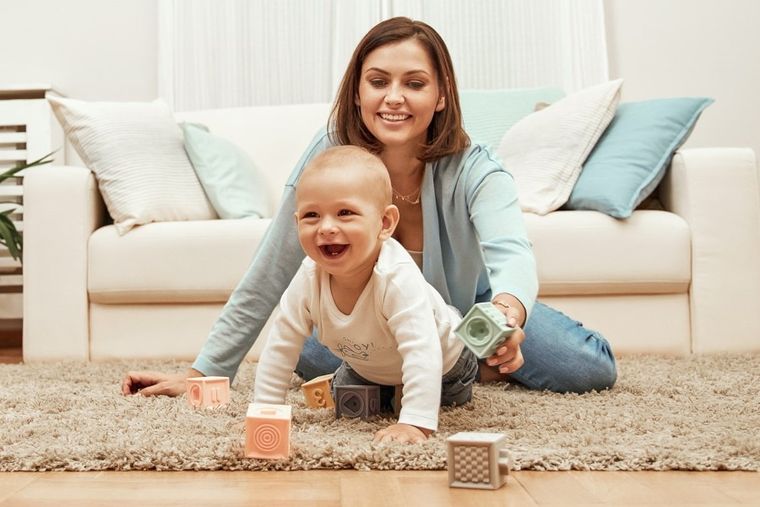 Canpol babies, miękkie klocki sensoryczne, 12 szt.