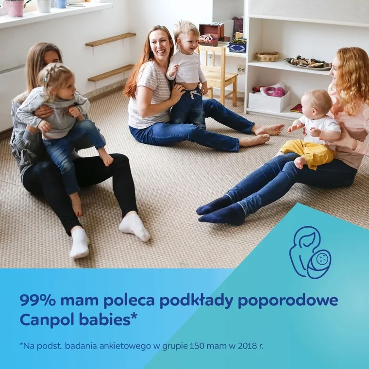 Canpol babies, oddychające podkłady poporodowe, 10 szt.
