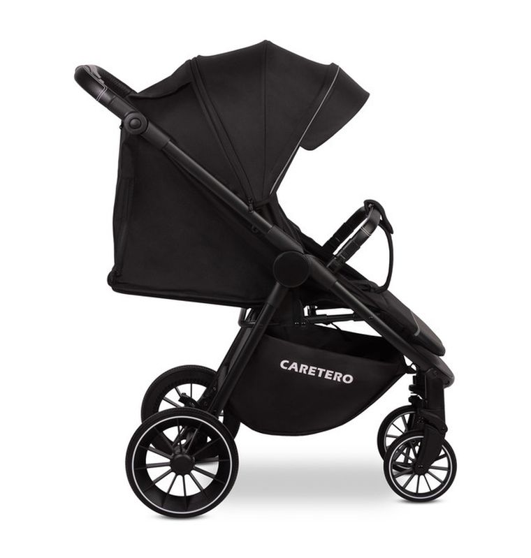Caretero, Agil, wózek spacerowy, black