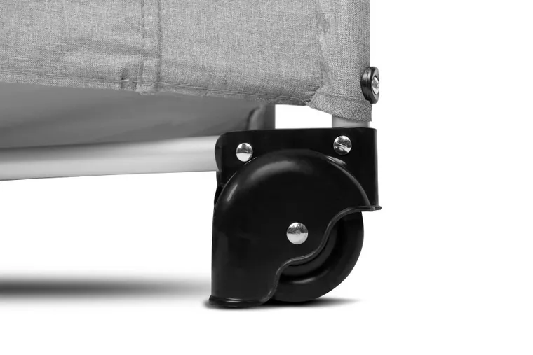 Caretero, Esti, łóżeczko turystyczne z funkcją dostawki, grey