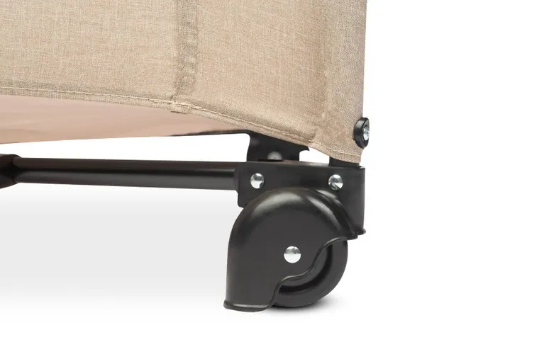 Caretero, Esti, łóżeczko turystyczne z opuszczanym bokiem, Brown