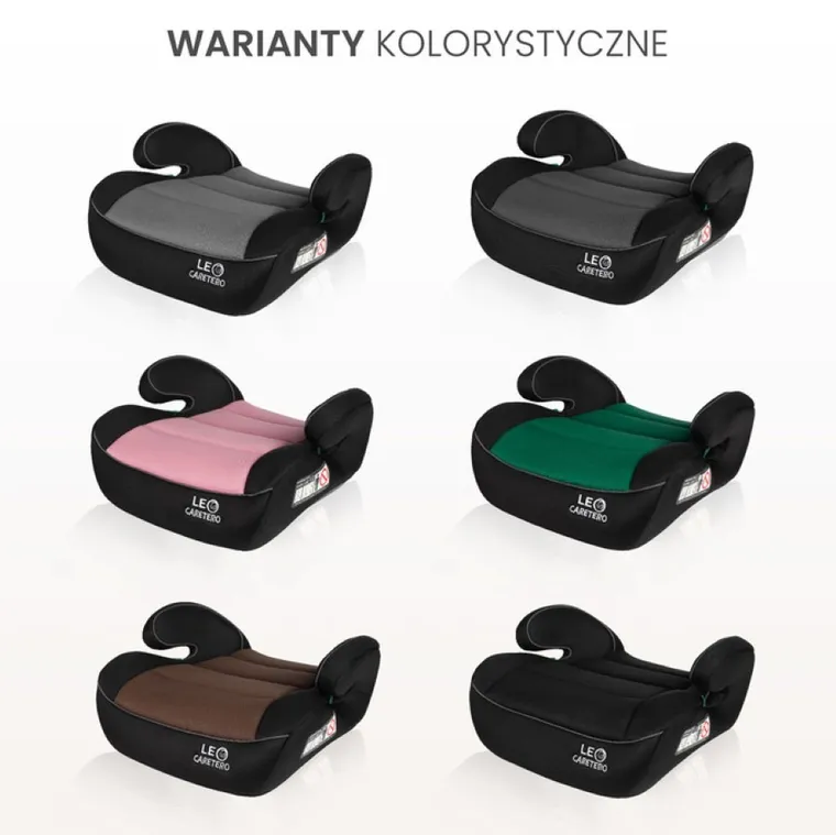 Caretero, Leo I-Size, podstawka samochodowa, Deep Brown, 125-150 cm