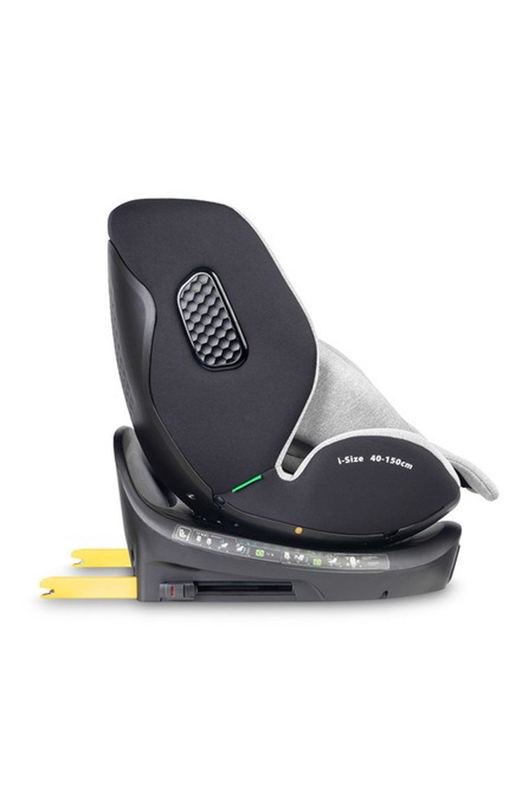 Caretero, Lumi, i-Size, fotelik samochodowy, light grey, 40-150 cm