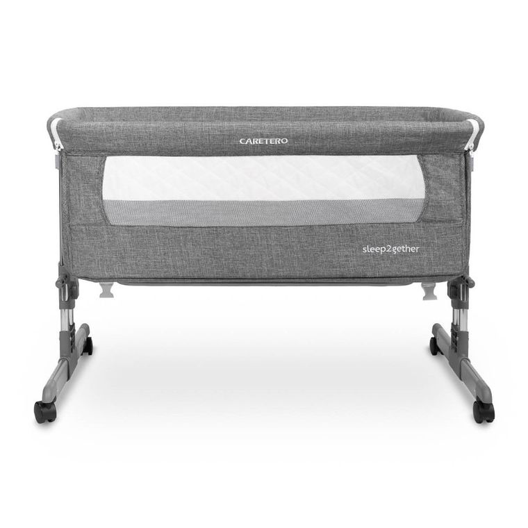 Caretero, Sleep2gether, łóżeczko dostawne, graphite