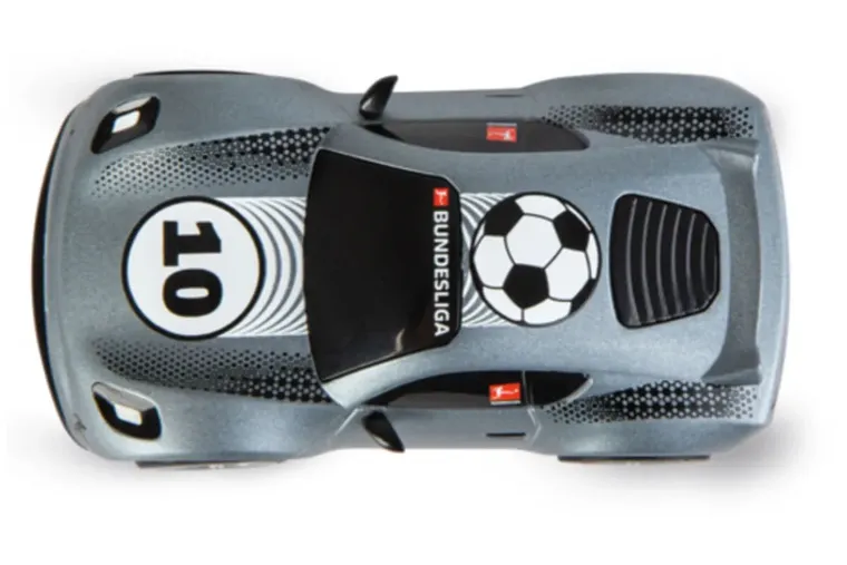 Carrera, Bundesliga, zestaw do gry w piłkę za pomocą pojazdów zdalnie sterowanych, gra zręcznościowa, 1:43