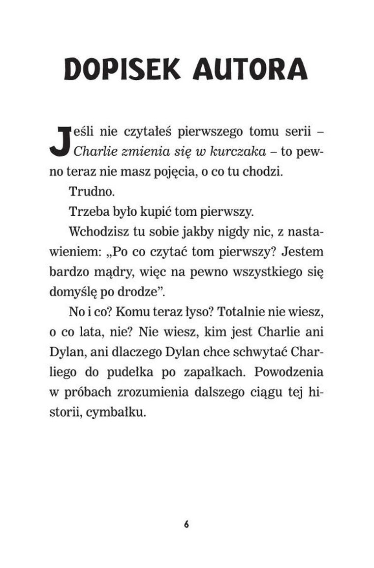 Charlie przemienia się w T-Rexa