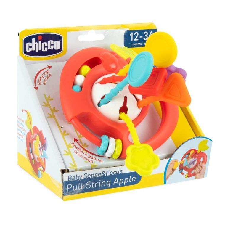 Chicco, Baby Sense & Focus, Jabłuszko, zabawka sensoryczna