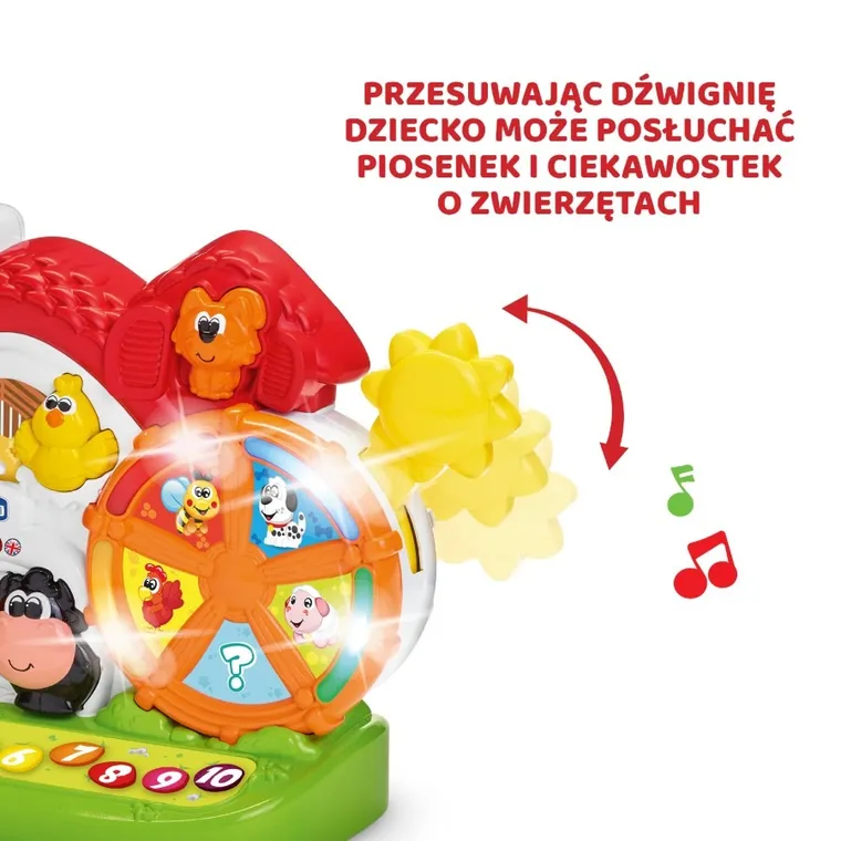 Chicco, Bilingual ABC, Mówiąca farma, zabawka edukacyjna, dwujęzyczna