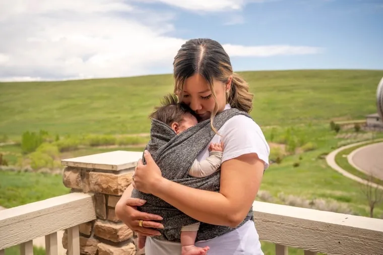 Chicco, Boppy Comfyfit, nosidło, Evolution Grey