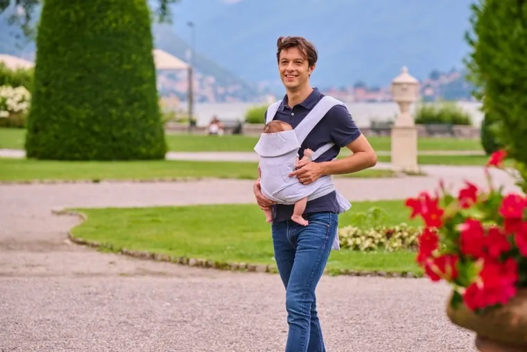 Chicco, Boppy, ComfyGrow, nosidło, Lite Grey