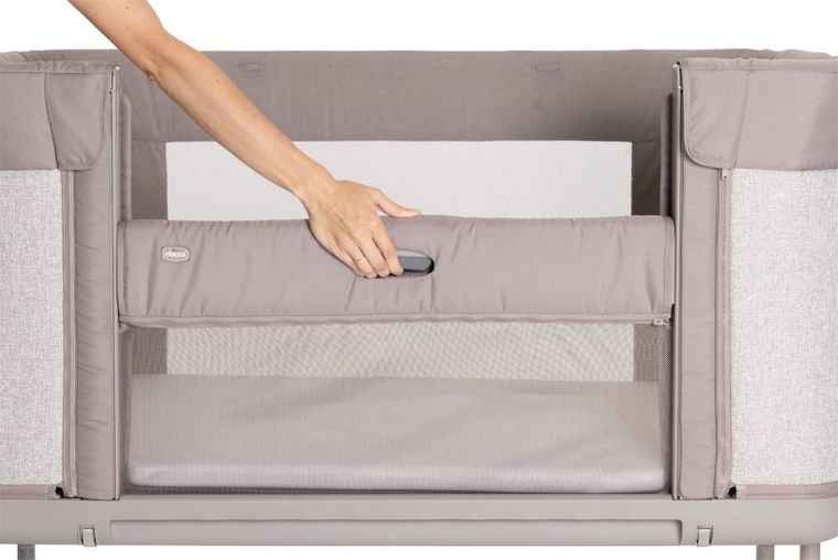 Chicco, Co-Sleeping, Next2me Forever, łóżeczko dostawne, Almond