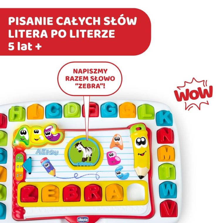 Chicco, Edu4you, Pierwszy Stolik Przedszkolaka, zabawka edukacyjna