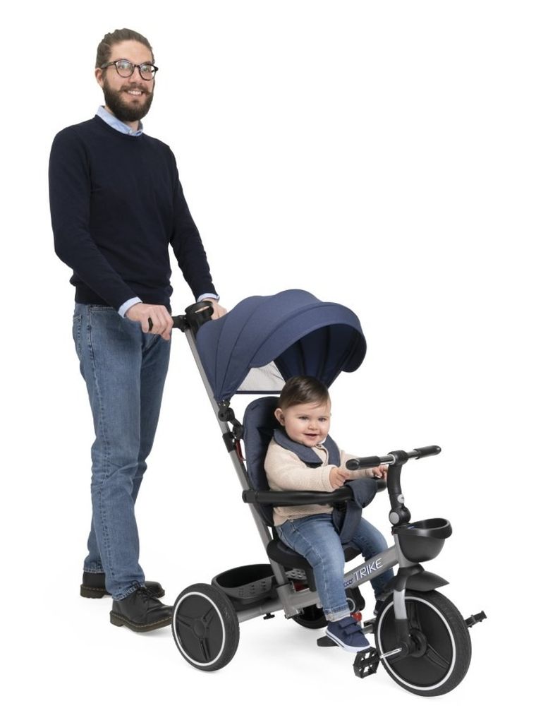 Chicco, First Rides, rowerek 3-kołowy, granatowy