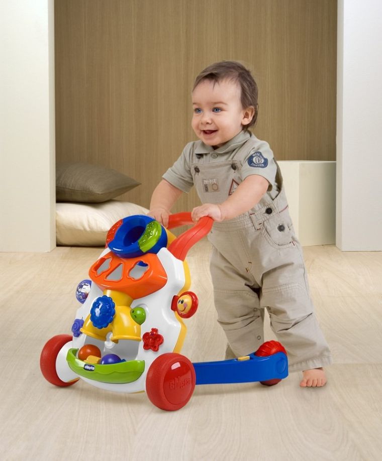 Chicco, grający chodzik, biały