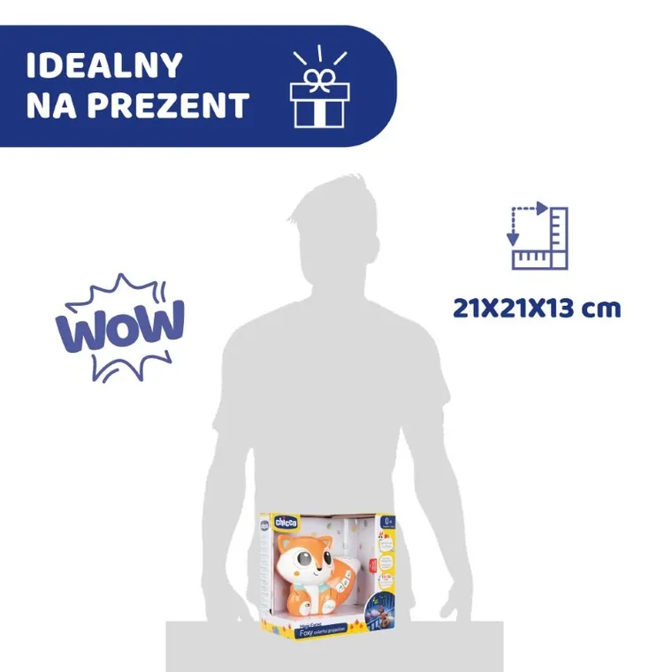 Chicco, Magic Forest, kolorowy projektor Foxy