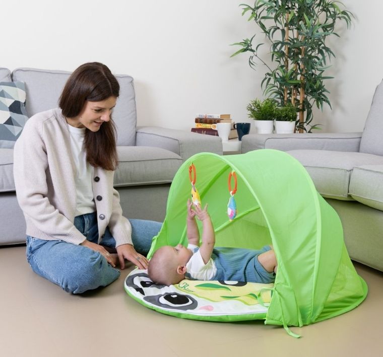 Chicco, Magic Forest, mata do zabawy 2w1, Panda