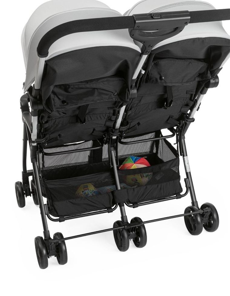 Chicco, Ohlalà Twin, wózek bliźniaczy, Silver Cat