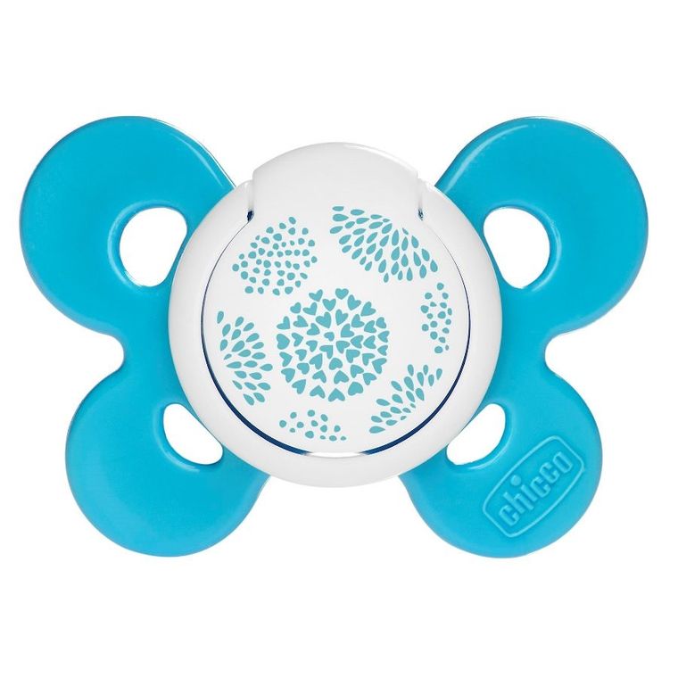 Chicco, PhysioForma Comfort, smoczek uspokajający, niebieski, 6-16m