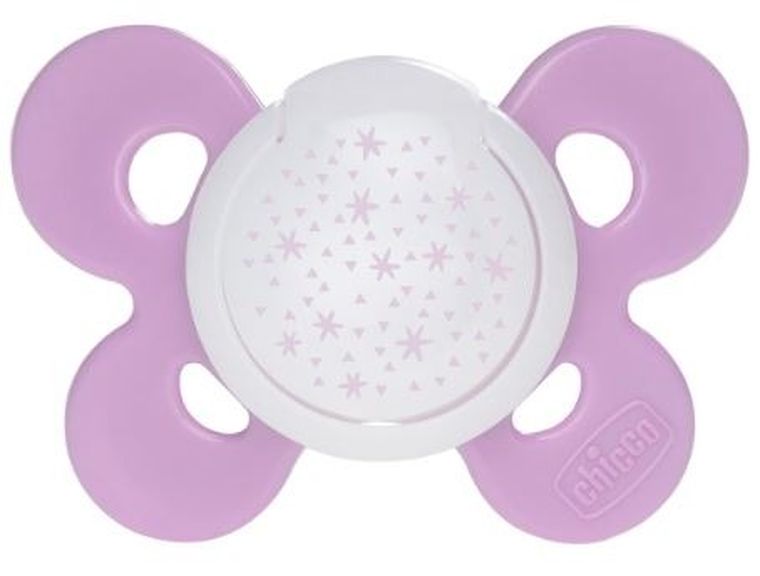 Chicco, PhysioForma Comfort, smoczek uspokajający, silikonowy, różowy, 16-36m