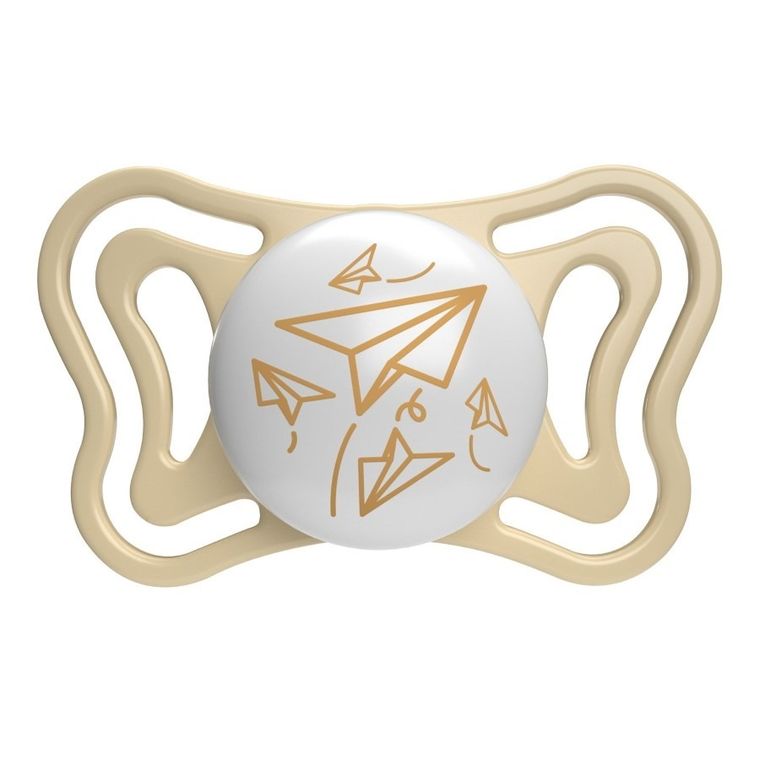 Chicco, Physioforma Light, Lumi, smoczek uspokajający, silikonowy, 6-16 m, 2 szt.