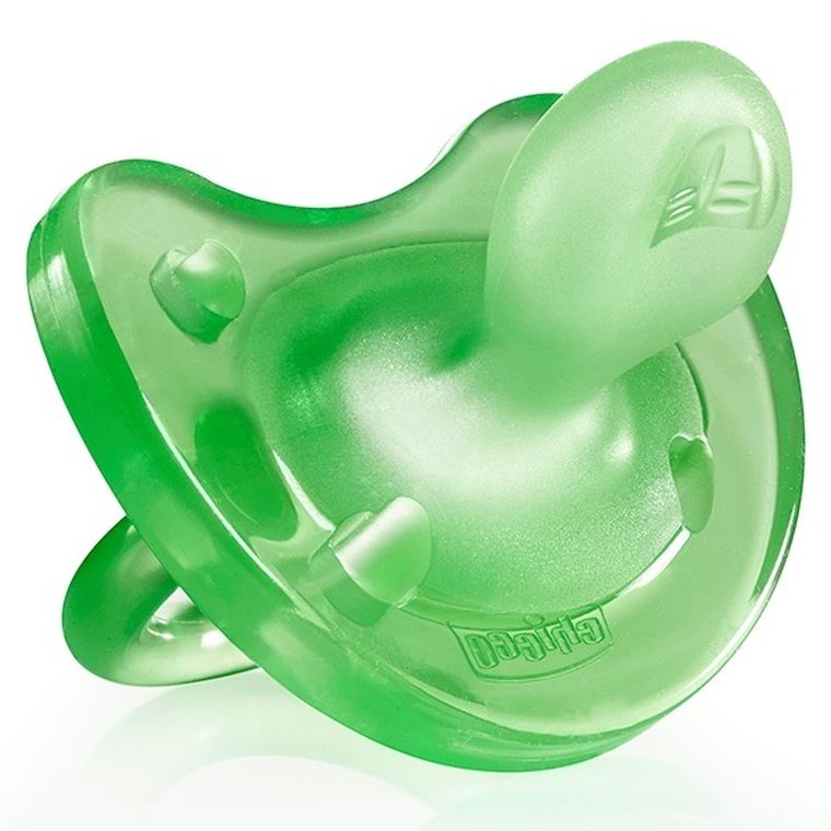 Chicco, PhysioForma Soft, smoczek uspokajający, silikonowy, 0m+, 1 szt.