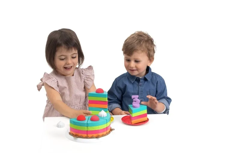 Chicco, Smart2Play, Tęczowy Tort, układanka
