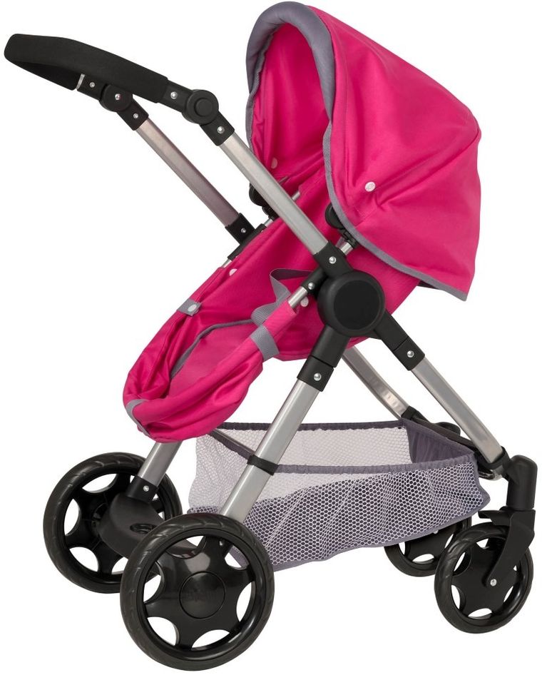 Chicco, wózek dla lalek 11w1, różowy
