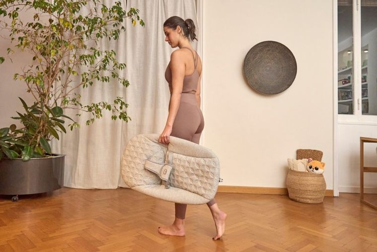 Chicco, Zen Wave, leżaczek, Wooden Grey