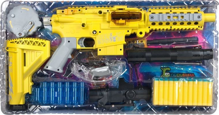Ciuciubabka, Galactic Blasters, Szturmowy nacieracz, elektryczny pistolet na strzałki piankowe