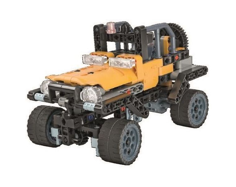 Clementoni, Naukowa Zabawa, Technologic, Laboratorium Mechaniki, Jeep safari, zestaw edukacyjny