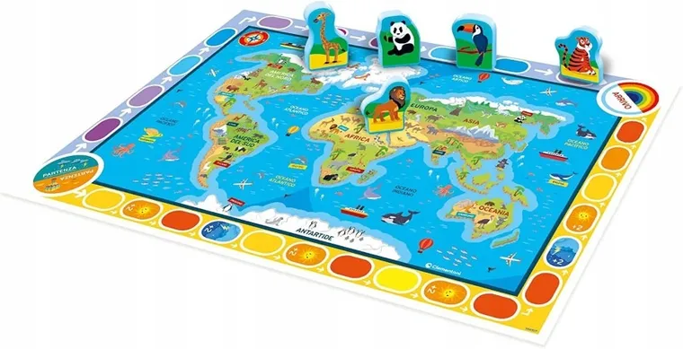 Clementoni, Uczę się bawiąc, Mój pierwszy globus, zabawka interaktywna, średnica 20 cm