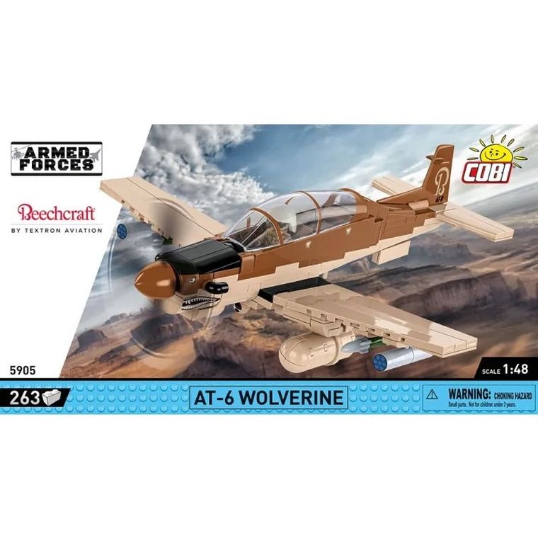 Cobi, Armed Forces, Beechcraft AT-6 Wolverine, klocki, 263 elementy