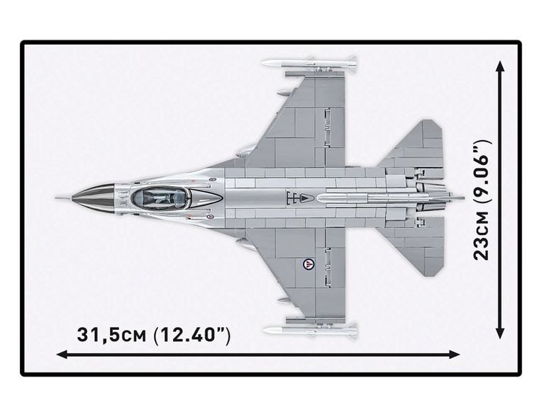 Cobi, Armed Forces, F-16AM Fighting Falcon, klocki, 1:48, 495 elementów