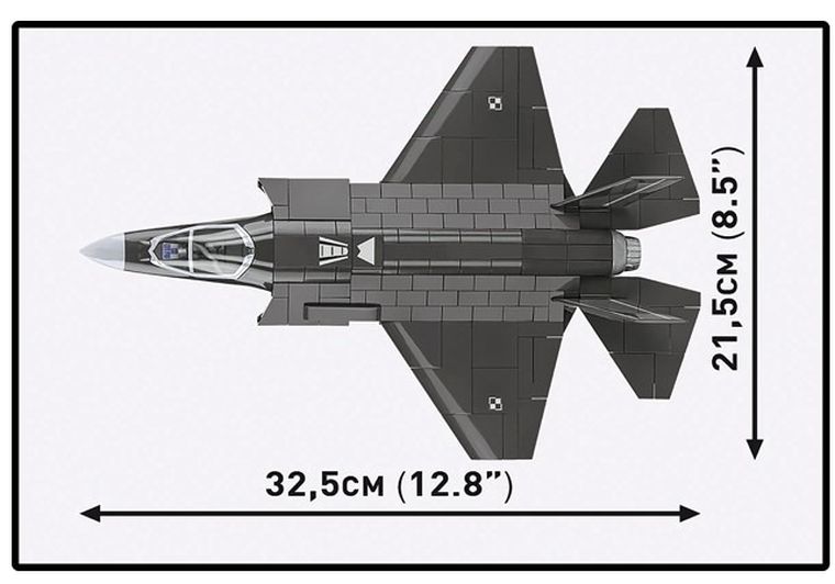 Cobi, Armed Forces, F-35A Lightning II Husarz, klocki, 1:48, 605 elementów