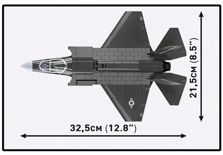 Cobi, Armed Forces, F-35B Lightning II, klocki, 1:48, 614 elementów
