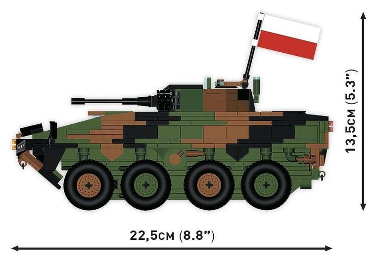 Cobi, Armed Forces, KTO Rosomak, klocki, 666 elementów