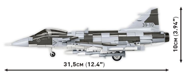 Cobi, Armed Forces, Szwedzki myśliwiec wielozadaniowy SAAB JAS 39 Gripen E, klocki