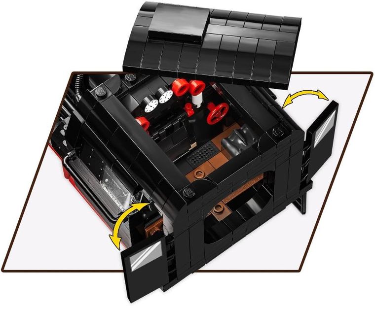 Cobi, Historical Collection, DR BR 52 Steam Locomotive, klocki, 2505 elementów