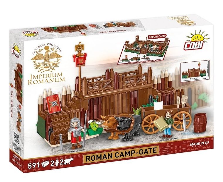 Cobi, Historical Collection Imperium Romanum, Roman Camp-Gate, klocki, 591 elementów