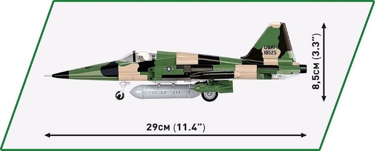Cobi, Historical Collection, Vietnam War, Northrop F-5A Freedom Fighter, klocki, 1:48, 352 elementy