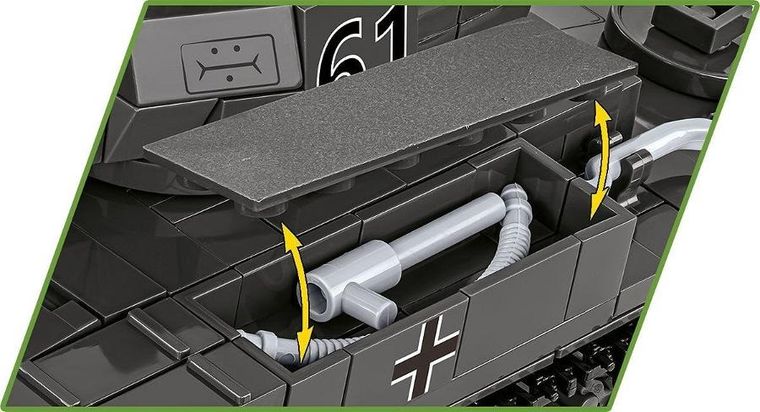 Cobi, Historical Collection WWII, Czołg Panzerkampfwagen II, klocki, 813 elementów