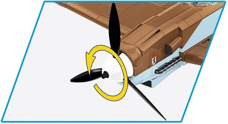 Cobi, Historical Collection WWII, Messerschmitt BF 109 G, klocki, 350 elementów